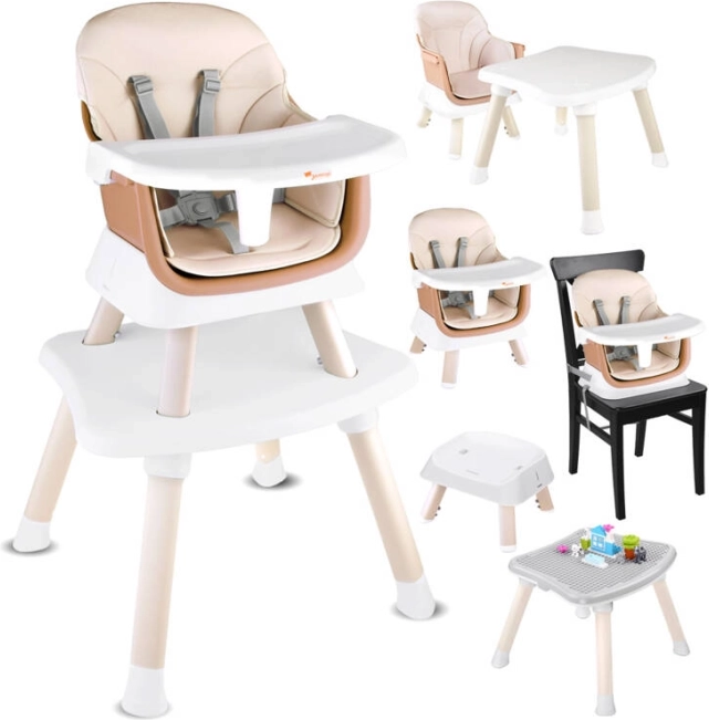 Laste söögitool 6-ühes – Beež