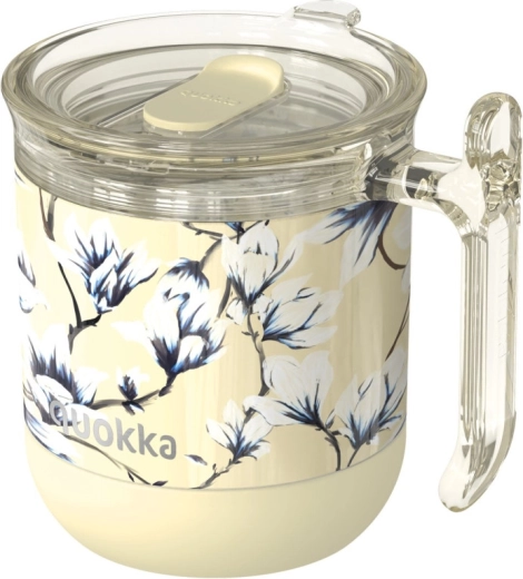 Quokka Wave Spring Dawn termoskruus kollane 260 ml