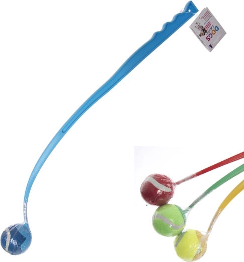 Koeramänguasi – plastist viskepulk 68 cm (värvivalik)
