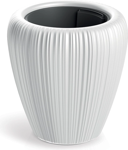 Lillepott OROBO 39,5 cm valge – 1 tk