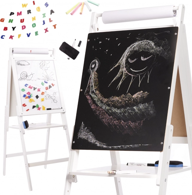 Suur kahepoolne magnettahvel kriidiga