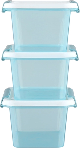 Arcticline 3 ristkülikukujulise toidukarbi komplekt 0,5 l