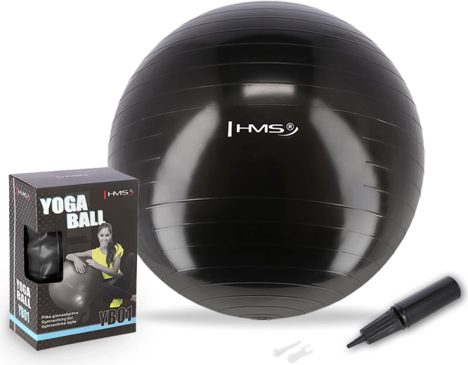 Võimlemispall HMS 75 cm must
