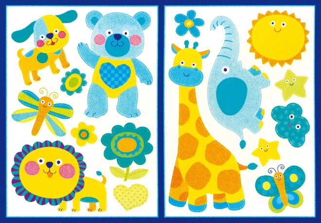 Small Footi loomalikud kleepsud