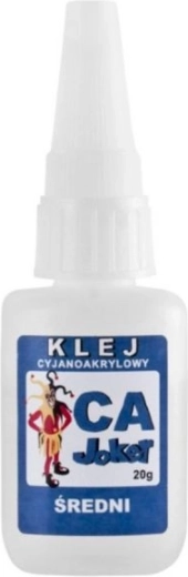 Joker tsüanoakrülaatliim CA, keskmine, 20 g, nõelaga korgiga