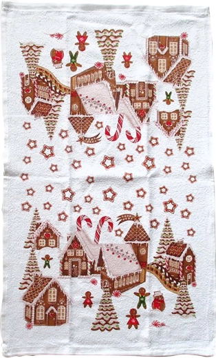 Köögirätik TORO Piparkoogiküla 38 × 63 cm