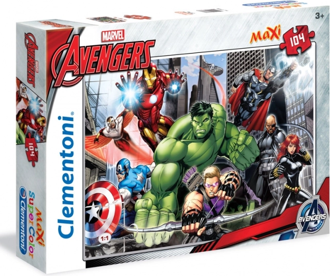Pusle CLEMENTONI Avengers Lahinguks valmis MAXI 104 tükki