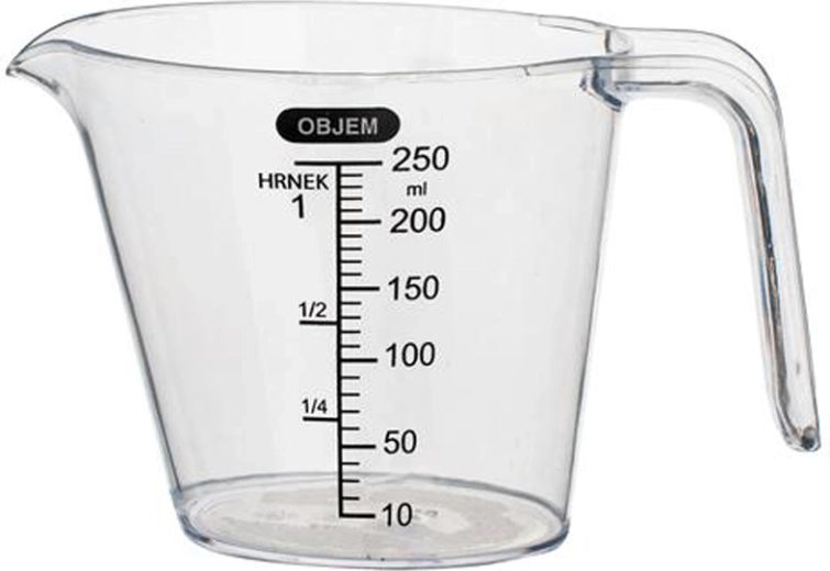 Plastist mõõtetops nokaga 250 ml TORO