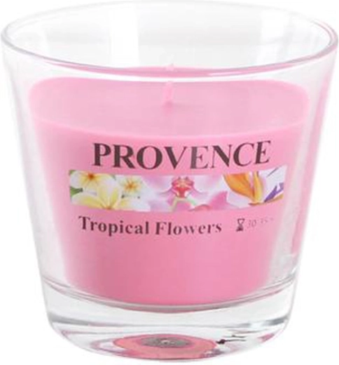 Lõhnaküünal klaasis Provence troopilised lilled 35 h