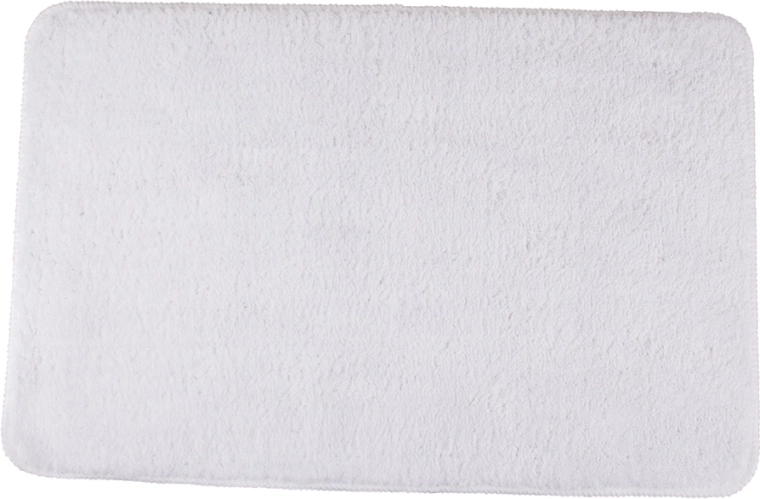 Valge vannitoavaip 45 × 70 cm