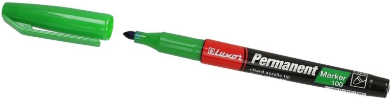Püsiv marker LUXOR 100, roheline, 1–2 mm