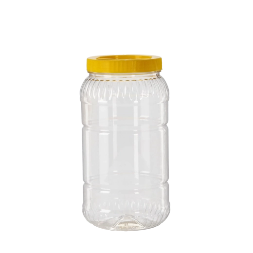 Läbipaistev plastkann 3 l kaanega