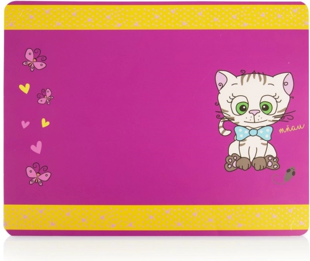Children's placemat with cat motif 35 × 25 cm
