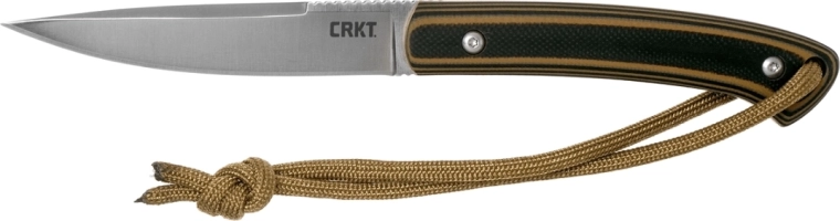 CRKT Biwa pruun-must välinoaga nuga 7,7 cm koos tupiga
