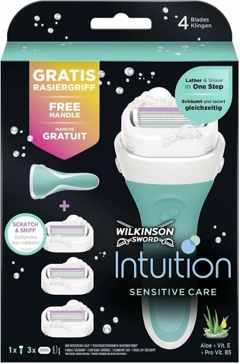 Wilkinson Intuition Sensitive Care naiste raseerija vahetatavate peadega