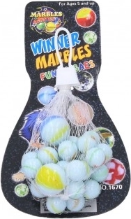 Klaaskuulide komplekt Marmor