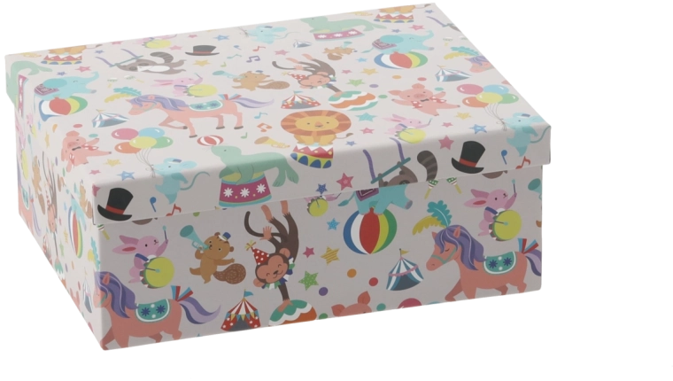 Gift box Kolorowe zwierzęta 41 × 33 × 15.5 cm - 1 piece