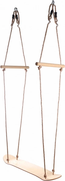 Puidust rippkiik laste rulakujulise istmega