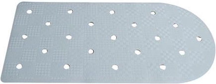 Libisemisvastane vannimatt 35,5 × 74 cm iminappadega – rataste muster