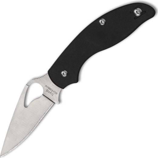 Byrd Tern taskus suletav nuga 7 cm, satiinviimistlus, must, G10
