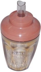 Plastist doseeriv suhkrutoos 11 cm, läbipaistev