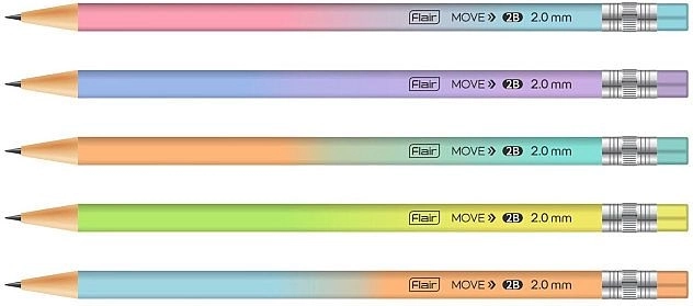 Mehaaniline grafiitpliiats Concorde Move 2 mm, assortii värvid