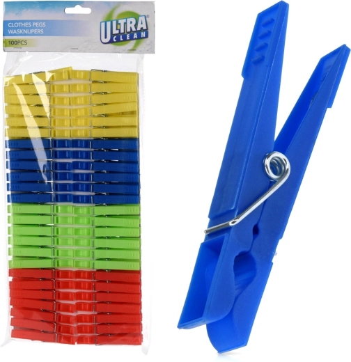 Plastikust pesulõksud Ultra Clean 100 tk