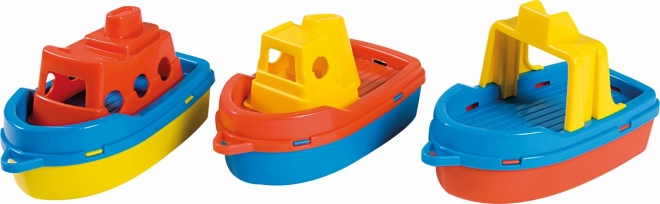 Androni komplekt: 3 mängupaati vanni ja liivale 15 cm