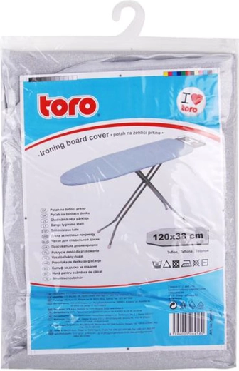 Toro triikimislaua kate mittekleepuva teflonpinnaga 38 × 120 cm