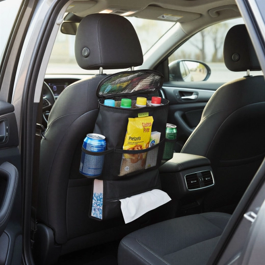Car Seat Back Organizer with Insulated Insert
