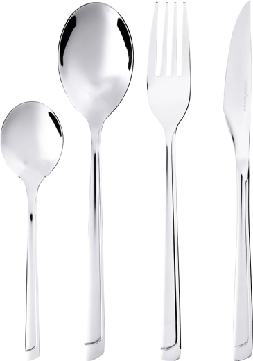 Cosmo söögiriistade komplekt 24 tk kinkekarbis (flokitud)