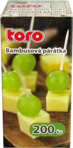 Bambusest hambatikud paberkarbis (200 tk)