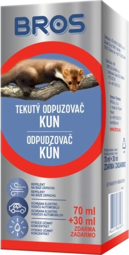 Bros vedel nugiste peletusvahend 70 ml + 30 ml tasuta
