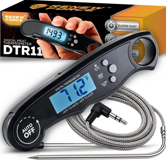 Renew Force digital kitchen meat thermometer with 2 probes - 1 piece