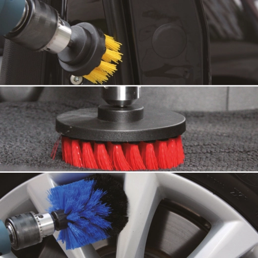 Set of Drill Cleaning Brushes, 3 Pieces