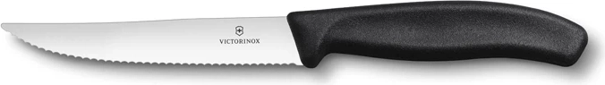 Victorinox SwissClassic steigi- ja pitsa nuga 12 cm, must