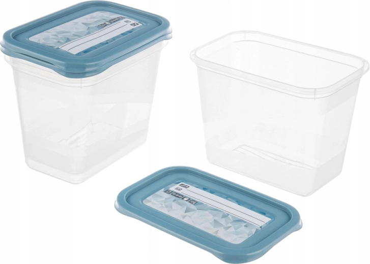 MIA Magic Ice komplekt 3 toidukarpi 3×1 l siltidega