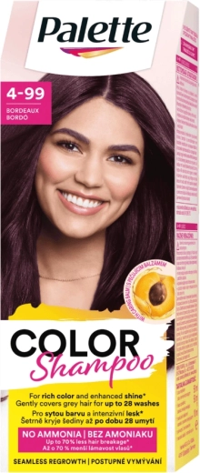 Palette Color Shampoo 4-99 Burgundy, 50 ml