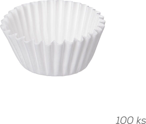Kondiitri paberist vorm 3,1 cm valge 100 tk