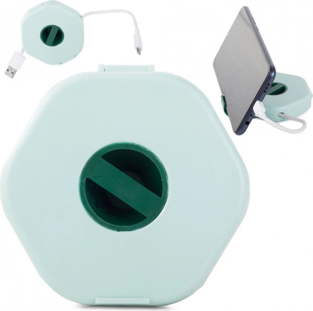 Pöörlev kaablikorraldaja telefonialusega