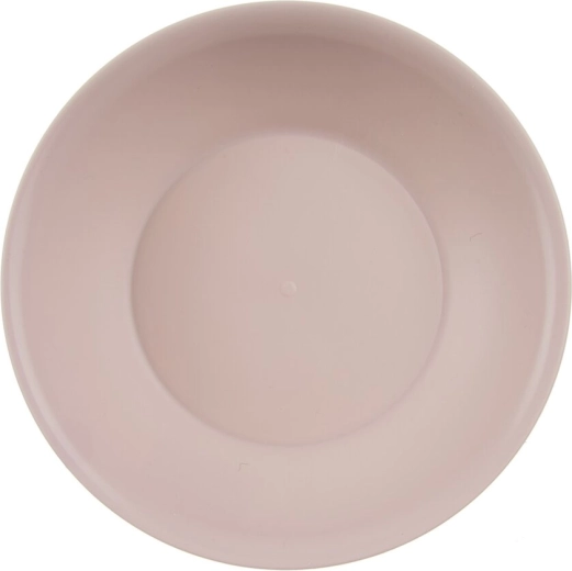 Sügav plasttaldrik Sandy 18,5 cm vanaroosa