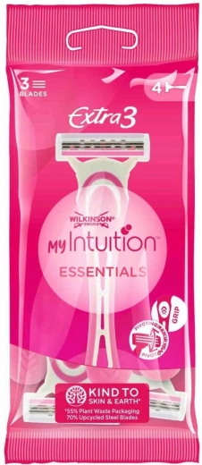 Wilkinson Extra Essentials 3 Beauty ühekordsed raseerijad, 4 tk
