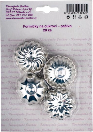 Cukrovormide komplekt 4 cm, 20 tk