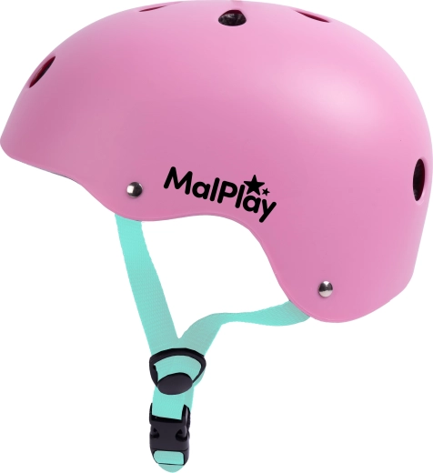 laste jalgrattakiiver SafeKiddo roosa–türkiissinine (S 48–54 cm)
