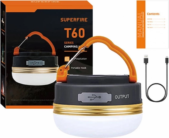 SuperFire T60 matkalamp