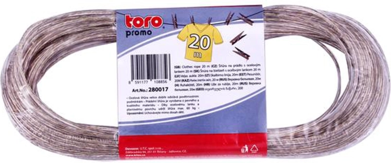 Toro pesunöör terastrossiga 20 m