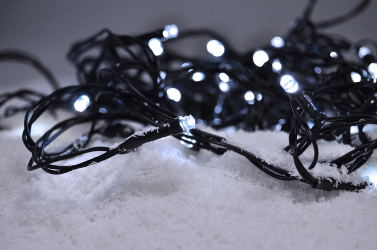 Solight LED outdoor Christmas light string 50 LED 5 m cool white