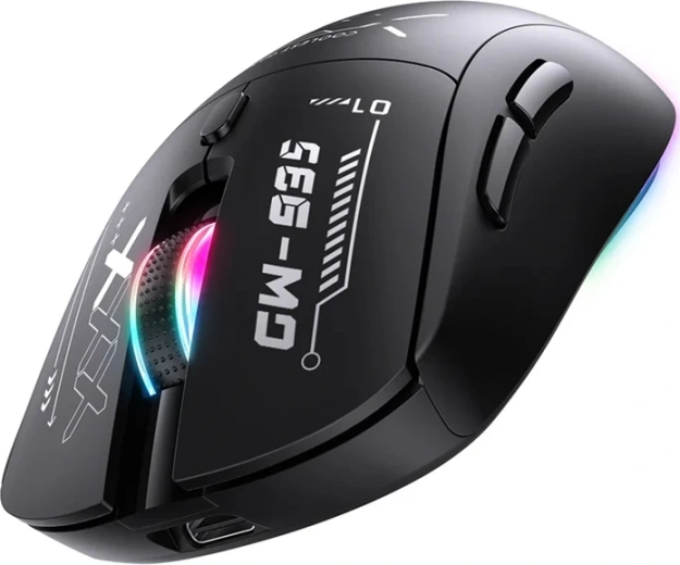 Mängurihiir ONIKUMA CW953 juhtmevaba ja juhtmega, RGB, 12800 DPI (must)
