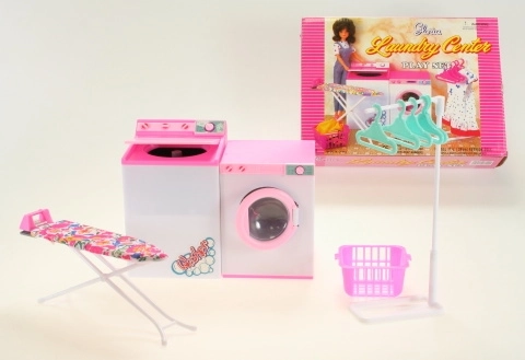Glorie pesukomplekt nukkudele koos pesumasina, kuivati ja triikimislauaga