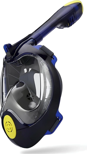 Full-face snorkel mask with snorkel L/XL
